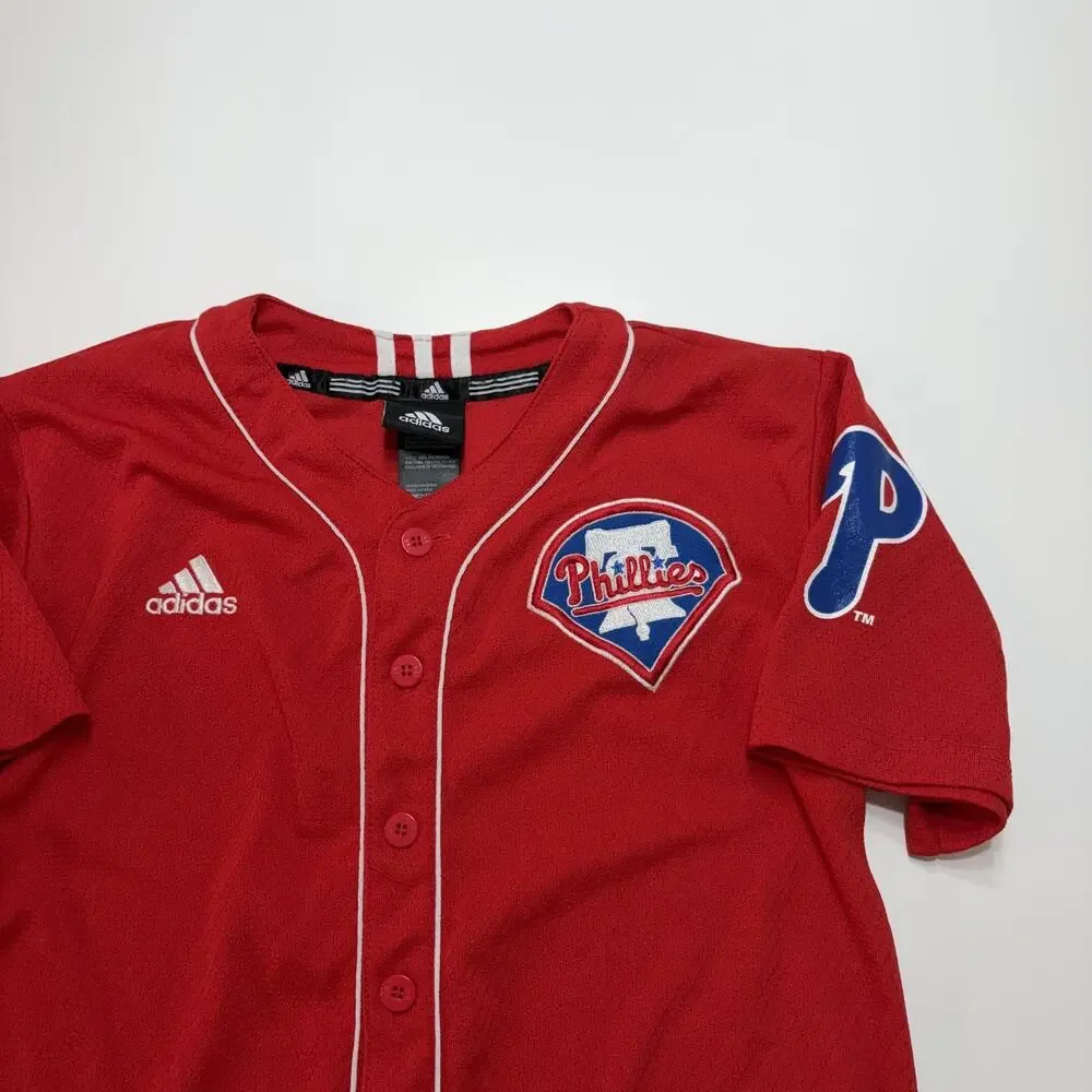 Philadelphia Phillies Jersey Youth M Ryan Howard 6 Adidas